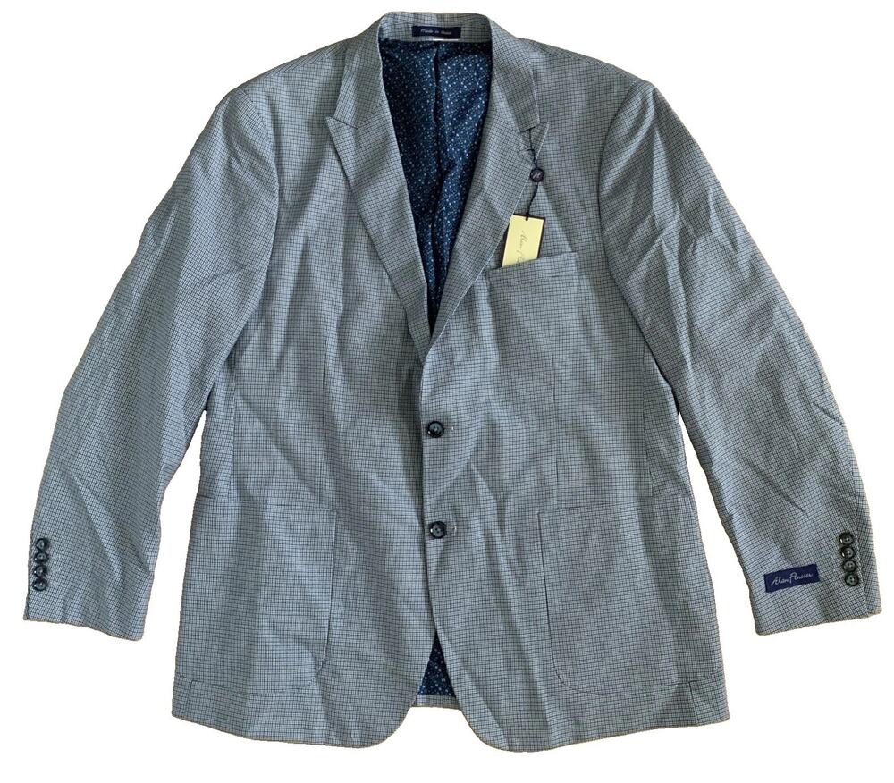 Alan Flusser Men's Size 44R Sport colorful Lining Double Vented Blazer New